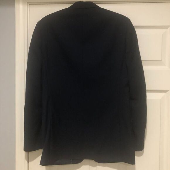 Men's Pierre Laurant Dark Blue Suit Jacket 36R Pants 30" x 32" - Picture 10 of 16